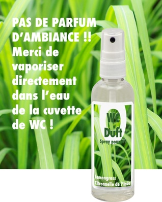 Spray pour WC Fraicheur Citronnelle d'Inde - HAKAWERK Belgique